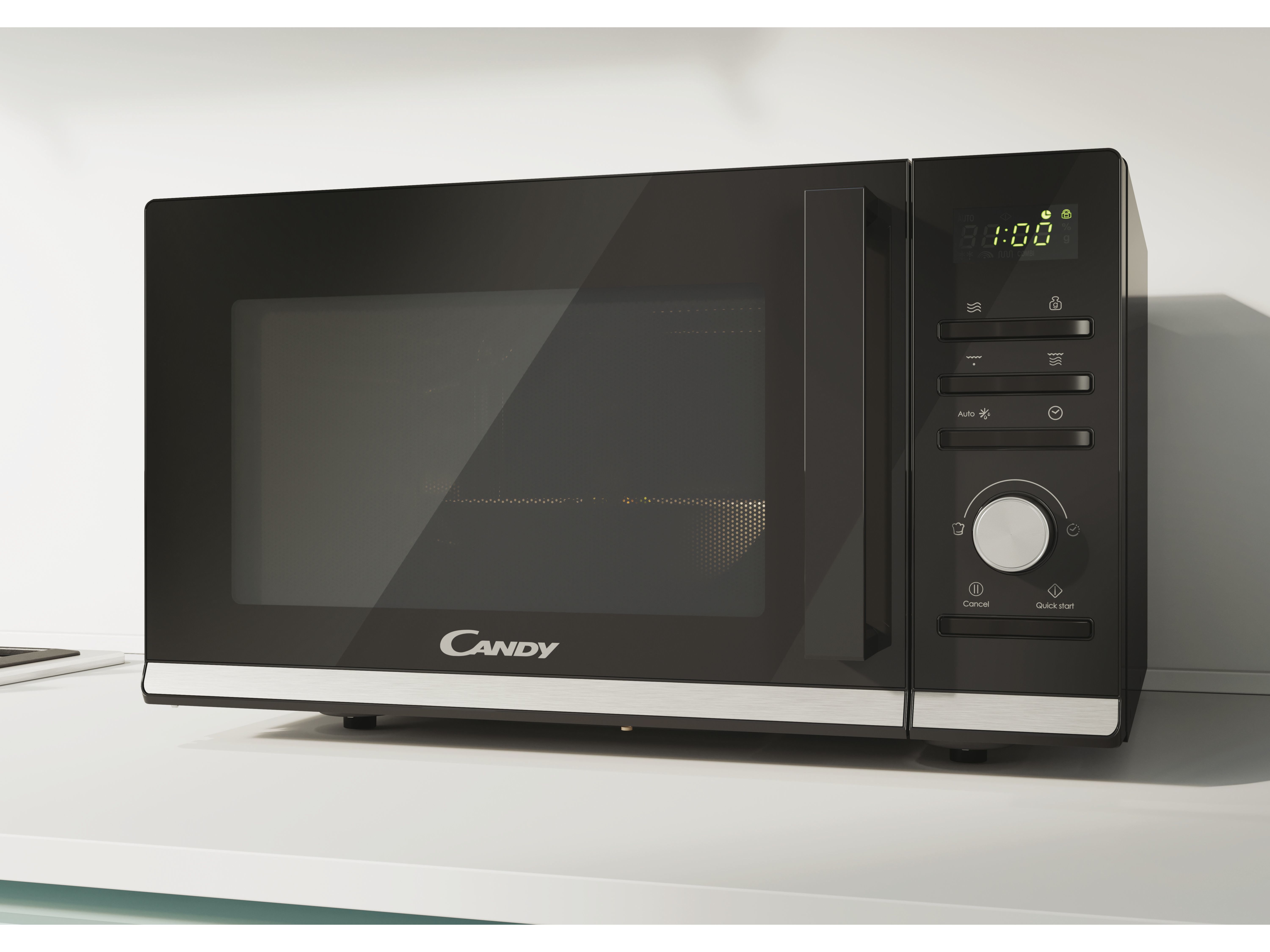 MICRO ONDAS COM GRILL CANDY CMGA25TNDB 25L