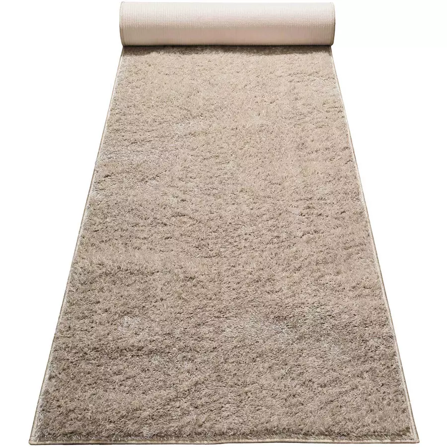 Wecon home basics Hochflorteppich Fanny sand beige