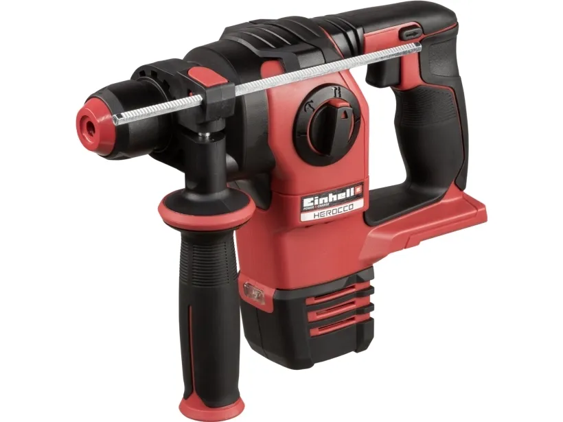 Einhell HEROCCO, Sort, Rød, 2 cm, 2,2 J, 5500 bpm or slag i minuttet, Batteri, 18 V - SOLO