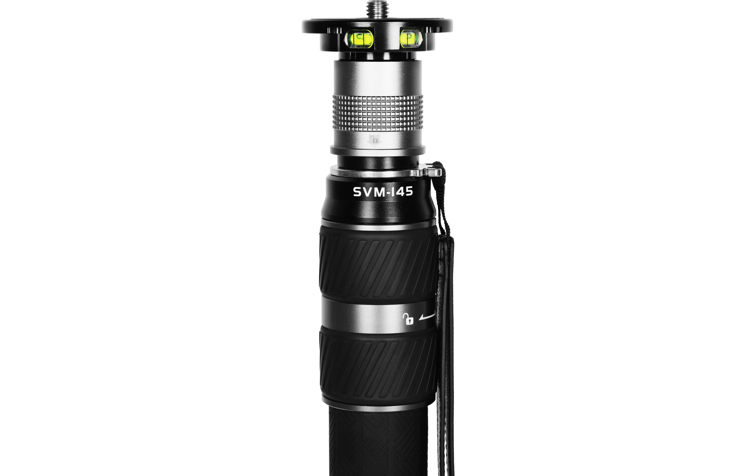 Einbeinstativ SVM-145<br>Einstufiges, höhenverstellbares, modulares Einbeinstativ mit Rapid System