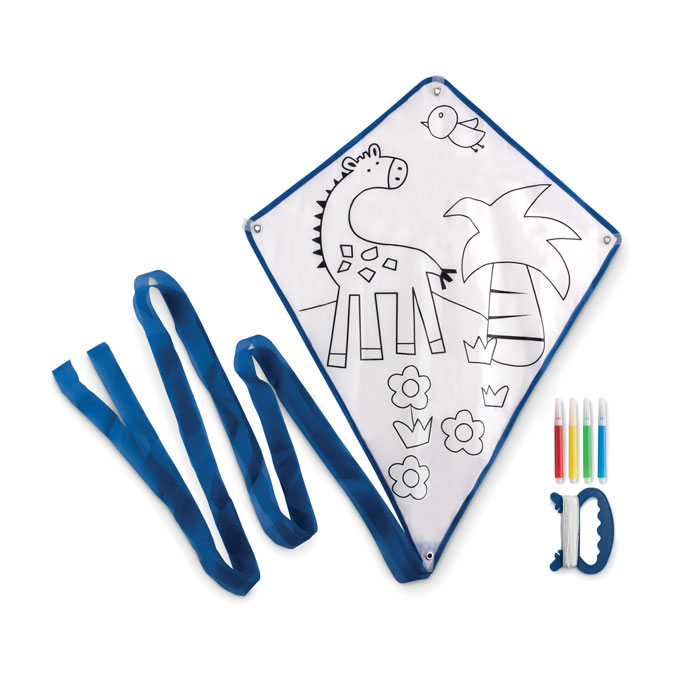 GiftRetail MO8925 - TARIFA Cerf-Volant Enfant Créatif avec Marqueurs
