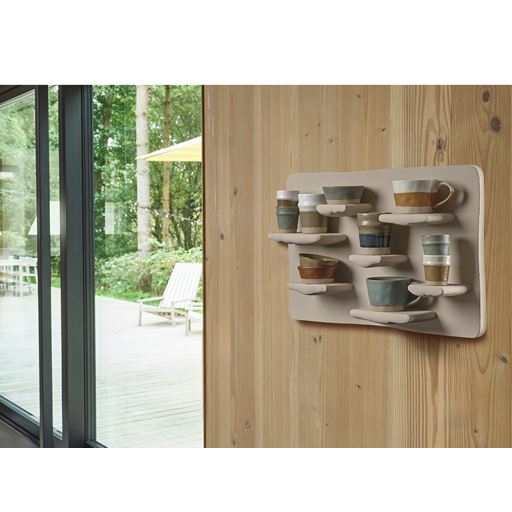 Villa Collection Evig 2-pak Espressokop, Brown/Cream, 10 cl