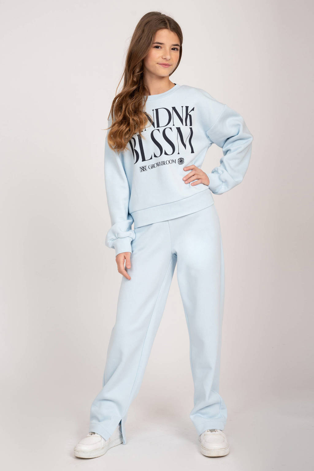 NIK&NIK joggingbroek Phoenix zachtblauw