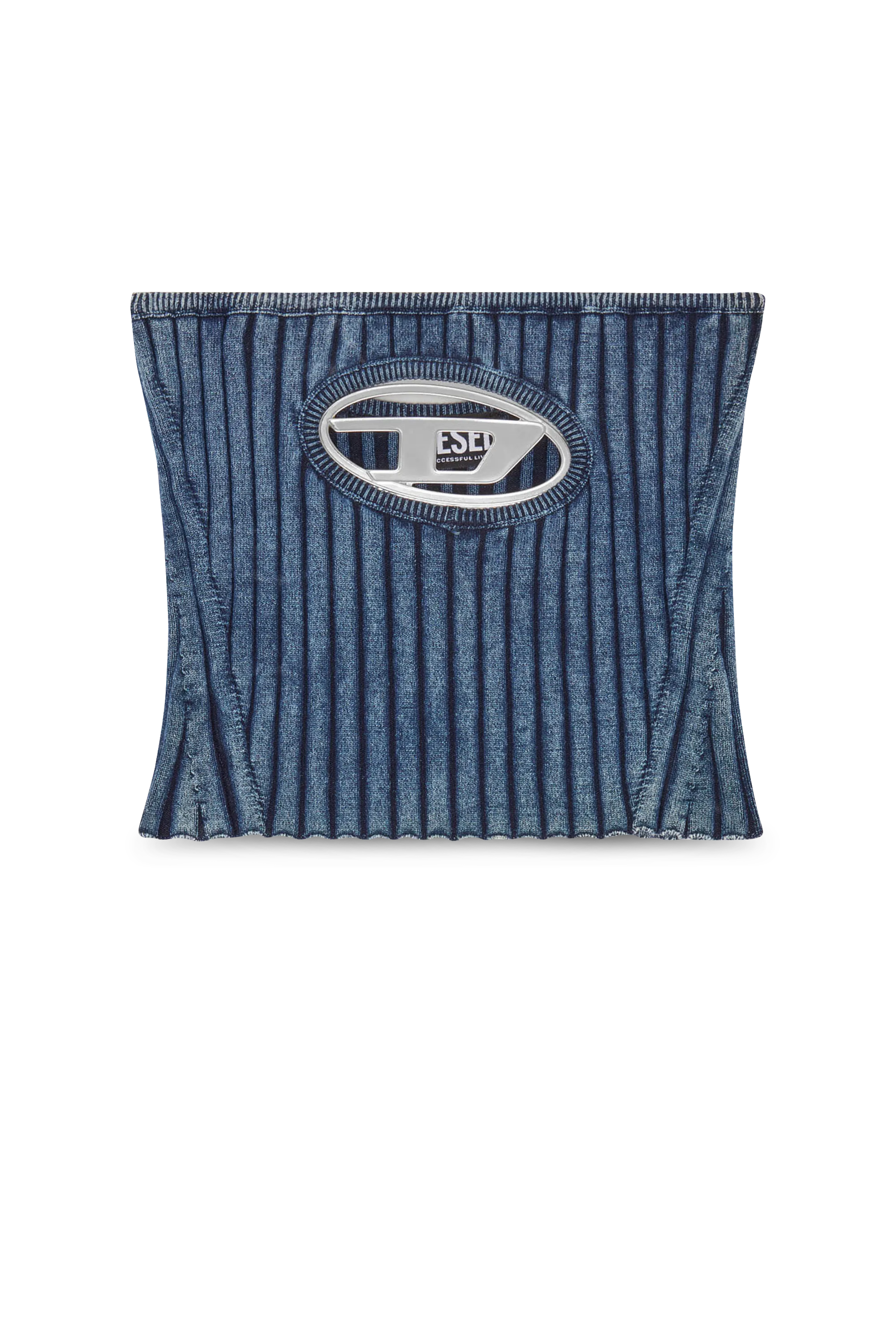 DIESEL Top bandeau M-CLARKSVILLE TRICOT Bleu