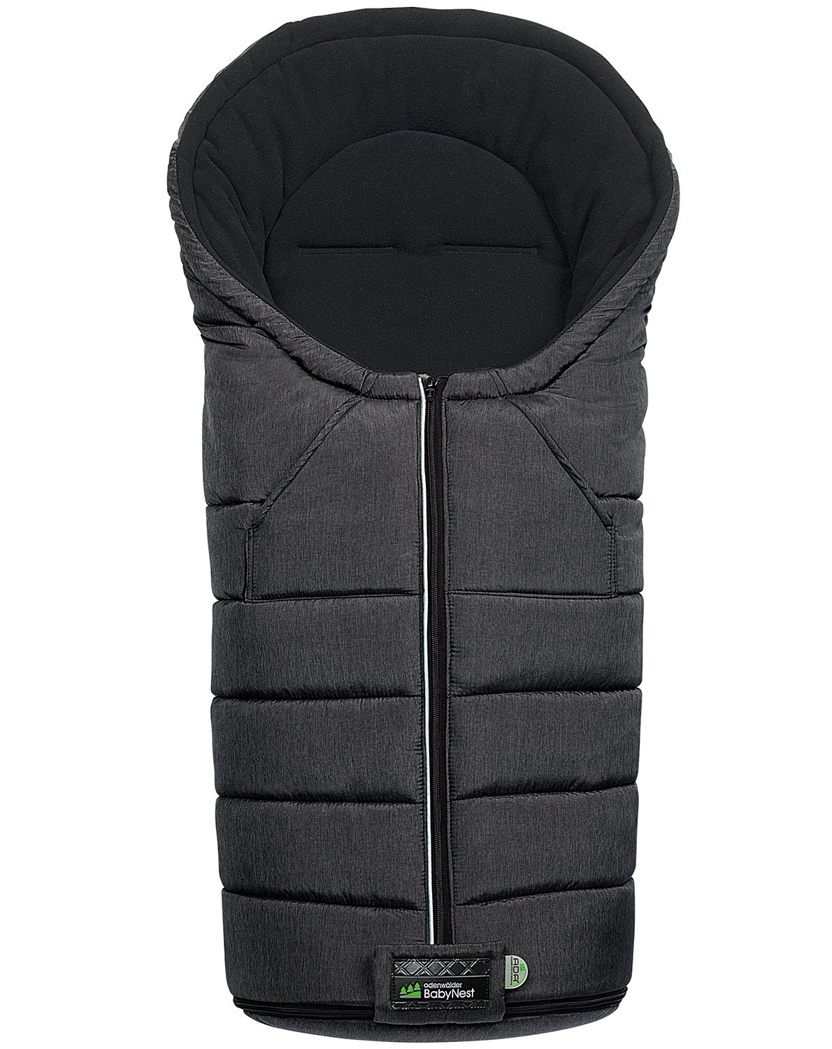 Fußsack CARLO (98cm) in melange anthrazit