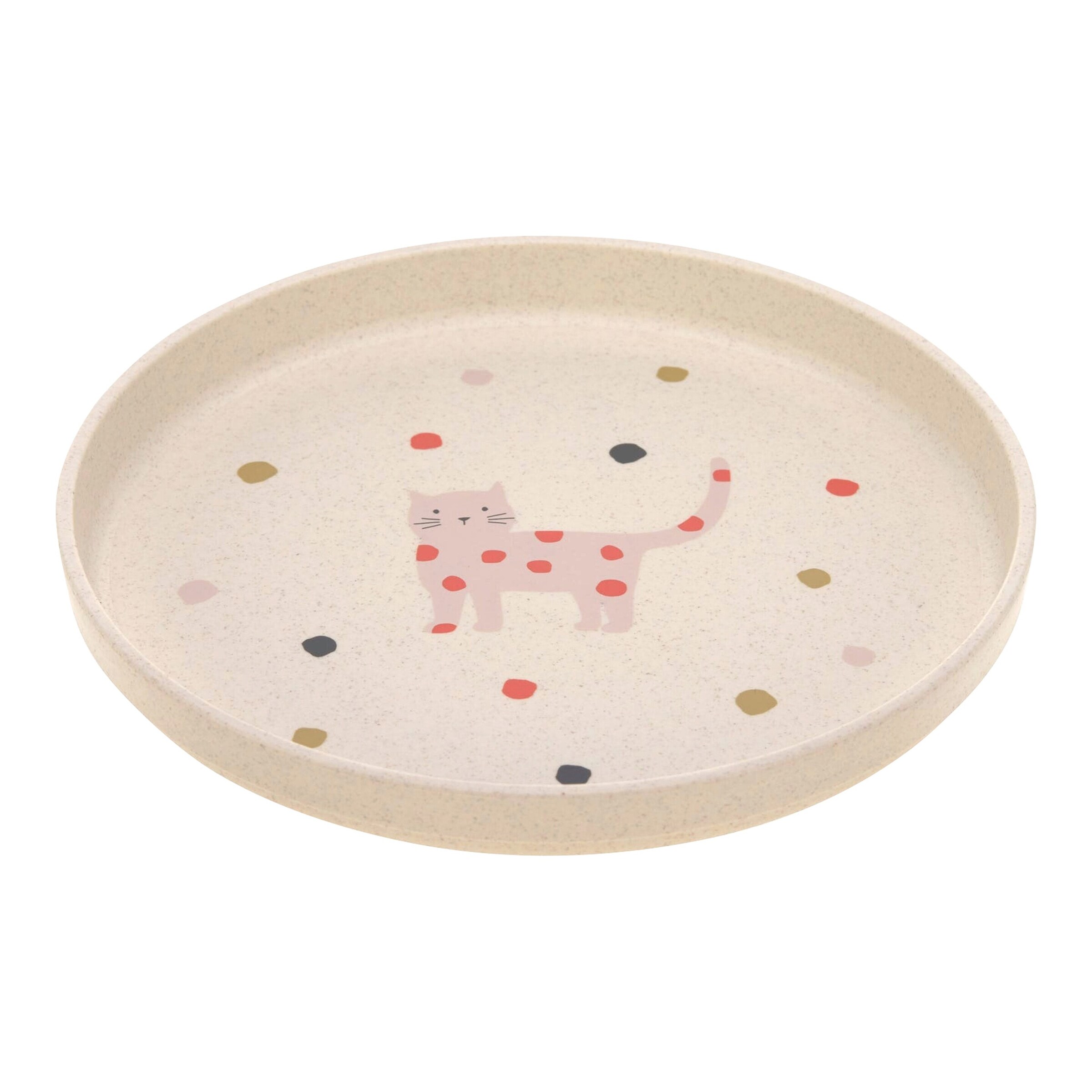 Lässig 4-tlg. Geschirrset mit Zellulose beige / orange