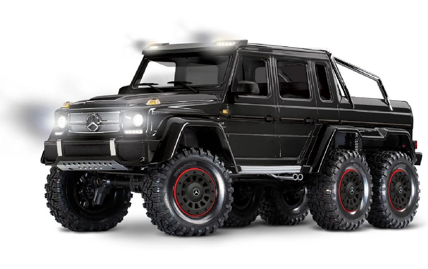 Scale Crawler TRX-6 G63 AMG 6x6 Schwarz, ARTR, 1:10<br>Scale und Trail Crawler mit 6x6 Antrieb