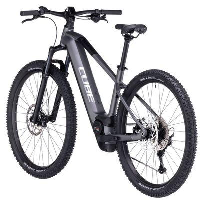 VTT Électrique Semi-Rigide Cube Reaction Hybrid Race 750 Shimano Deore/XT 12V 750 Wh 27.5'' Gris Metal