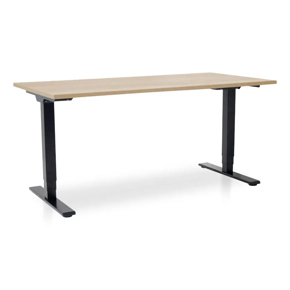 MRC COMFORT Set - Zit-sta bureau   stoel - 160x80 - robuust eiken