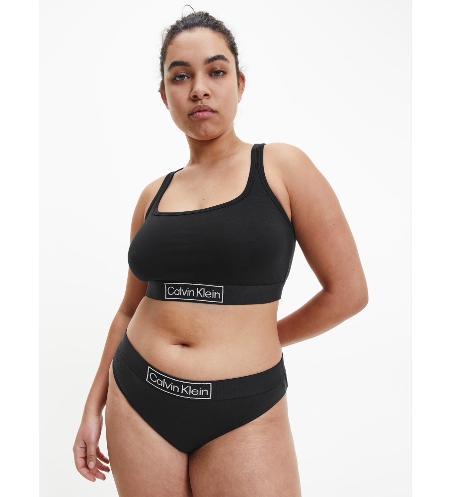 Sutiã Calvin Klein Reimagined Heritage Plus Size, Preto