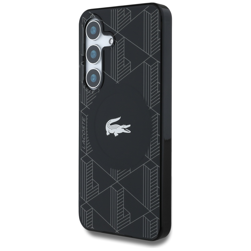 Samsung Galaxy S25 Hardcase Hülle Monogram Logo MagSafe-Modul (LCHMS25SUBSK) - Schwarz
