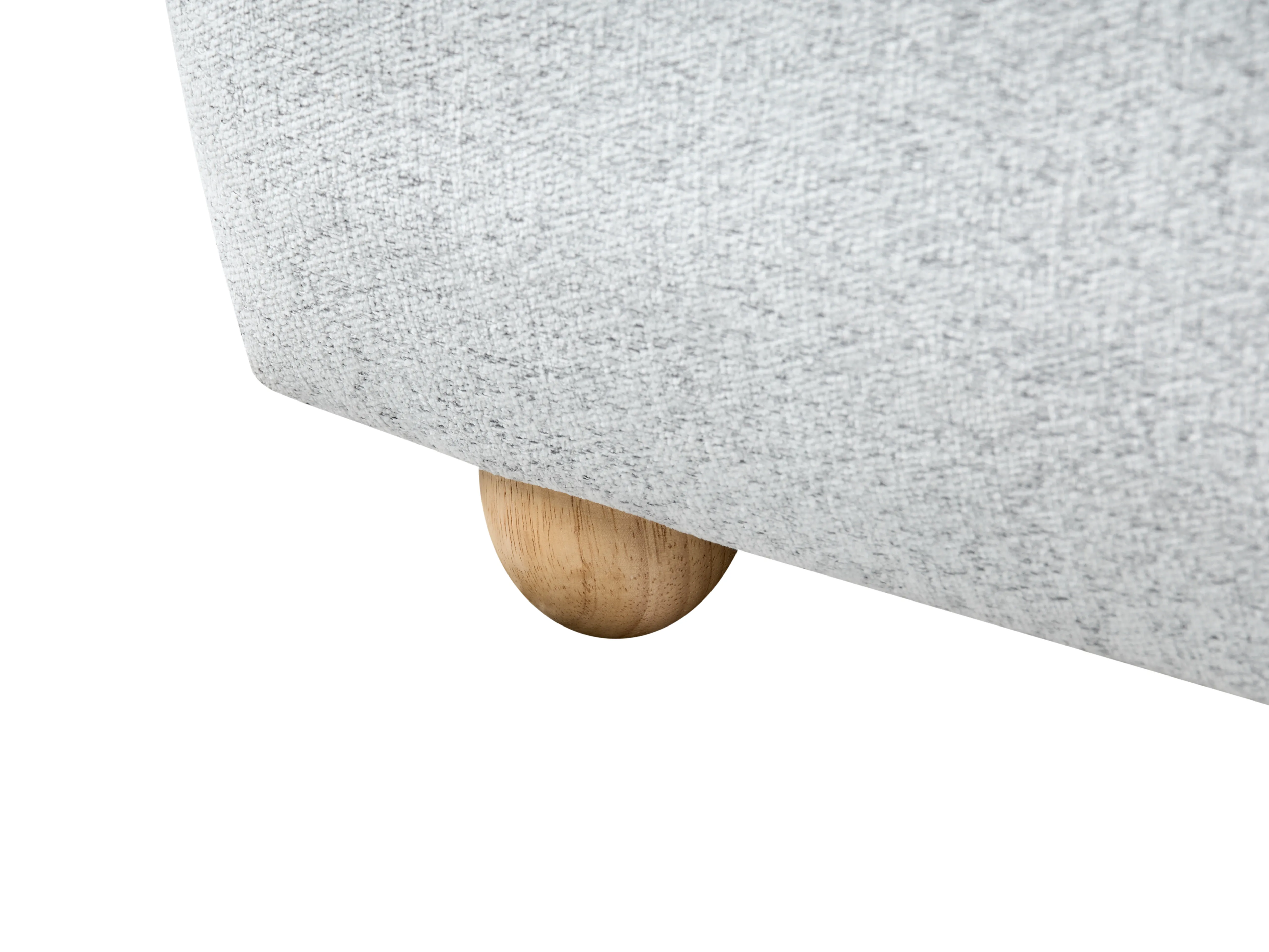 Bed met opbergruimte Stof BLAGNAC 180 x 200 cm Lichtgrijs
