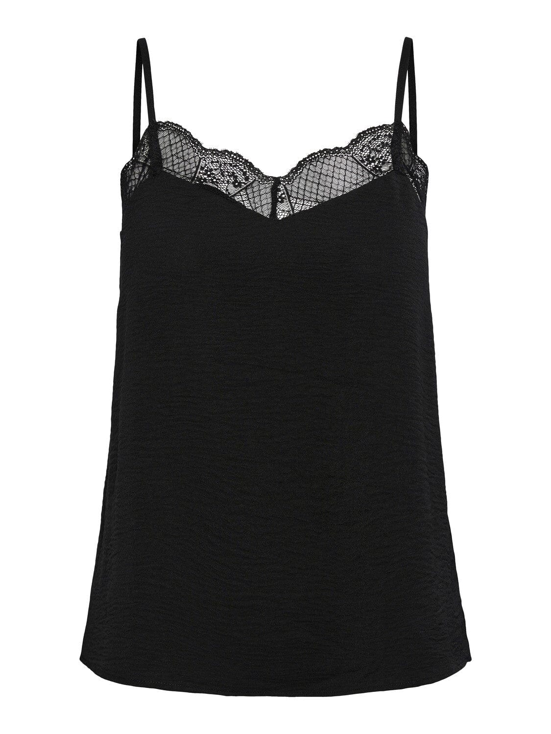 Pieces Pctiffany Strap Lace Top Bc black