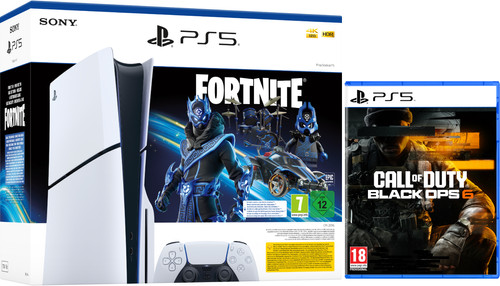 PlayStation 5 Slim Disc Edition + Fortnite Voucher + Black Ops 6