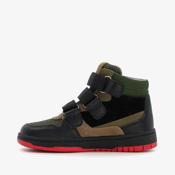 TwoDay hoge leren jongens sneakers groen