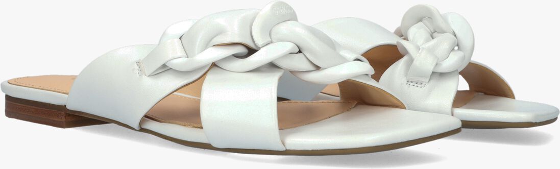 GUESS witte guess slippers sameya