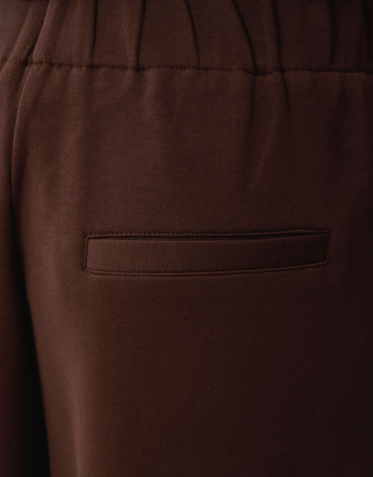 Clean Jogger Broek Donkerbruin