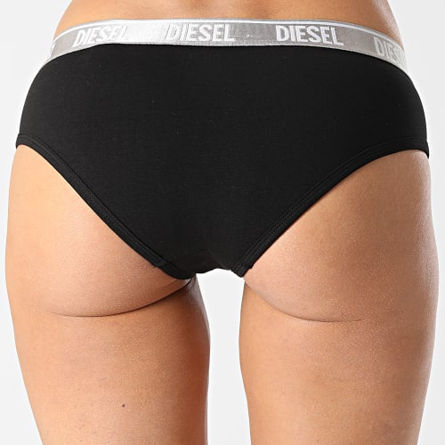 Lot De 2 Culottes Femme Oxys A03988-0PCAH Noir Argenté