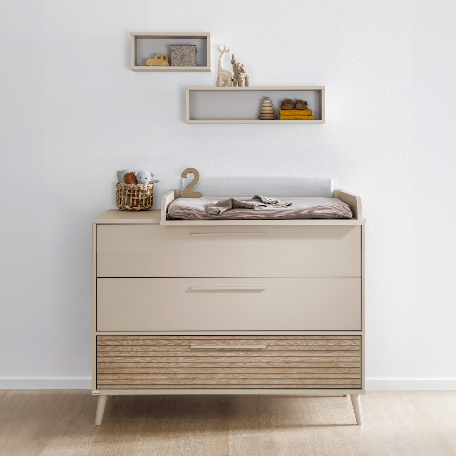 PAIDI Wickelkommode EEFJE beige/ braun