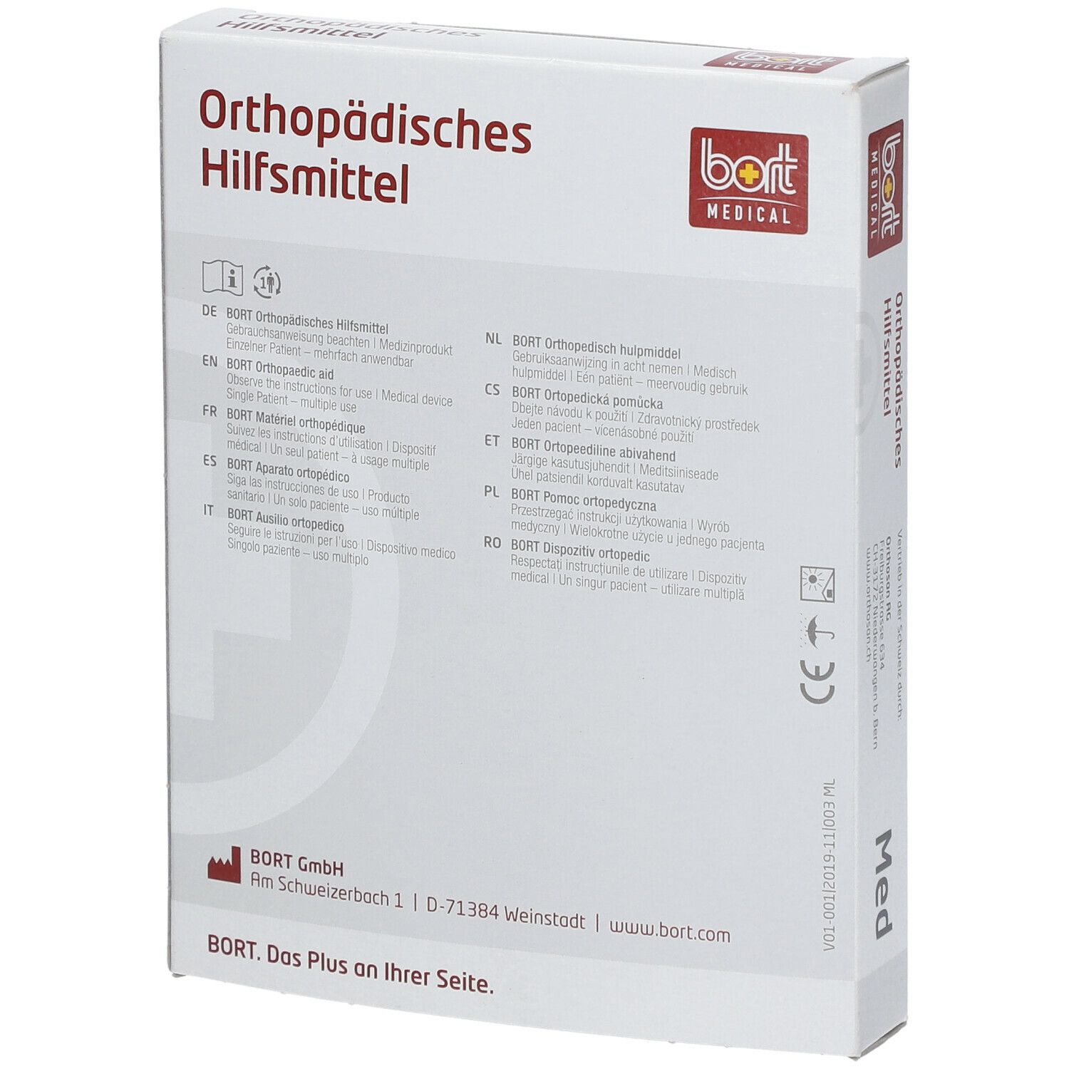 BORT Metatarsal-Bandage mit Pelotte 24 cm