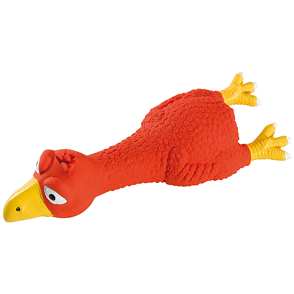 Jouet chien chiens sonore latex à plumes ferplast jouet pa 5547 différentes couleurs