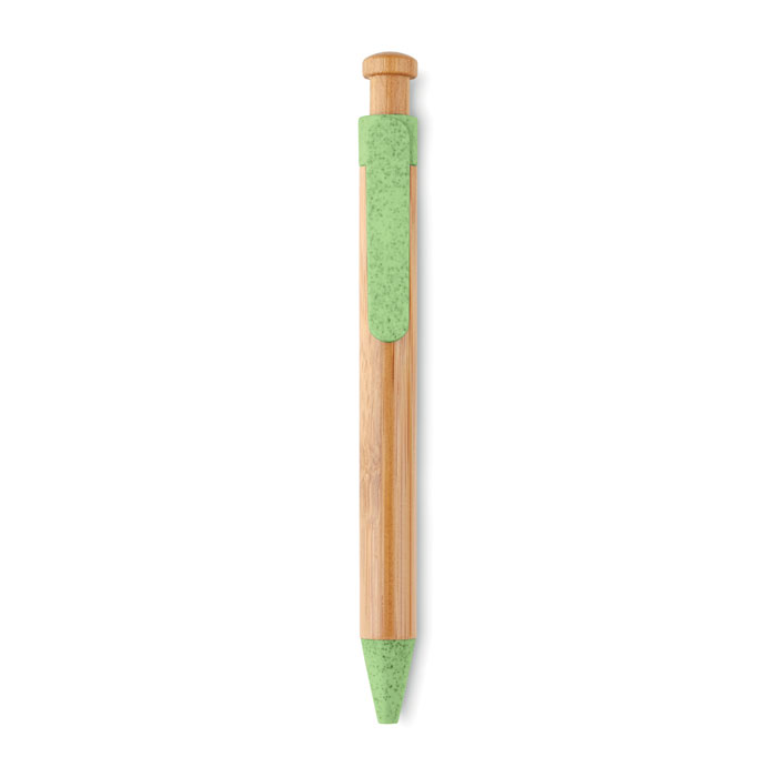 GiftRetail MO9481 - TOYAMA Stylo bambou /paille blé et PP