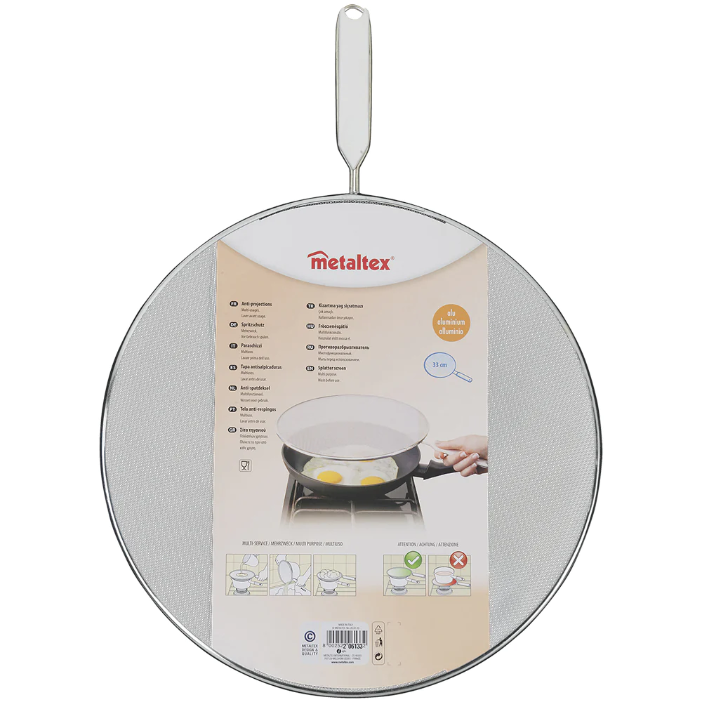 Couvercle anti - projection 33cm Metaltex