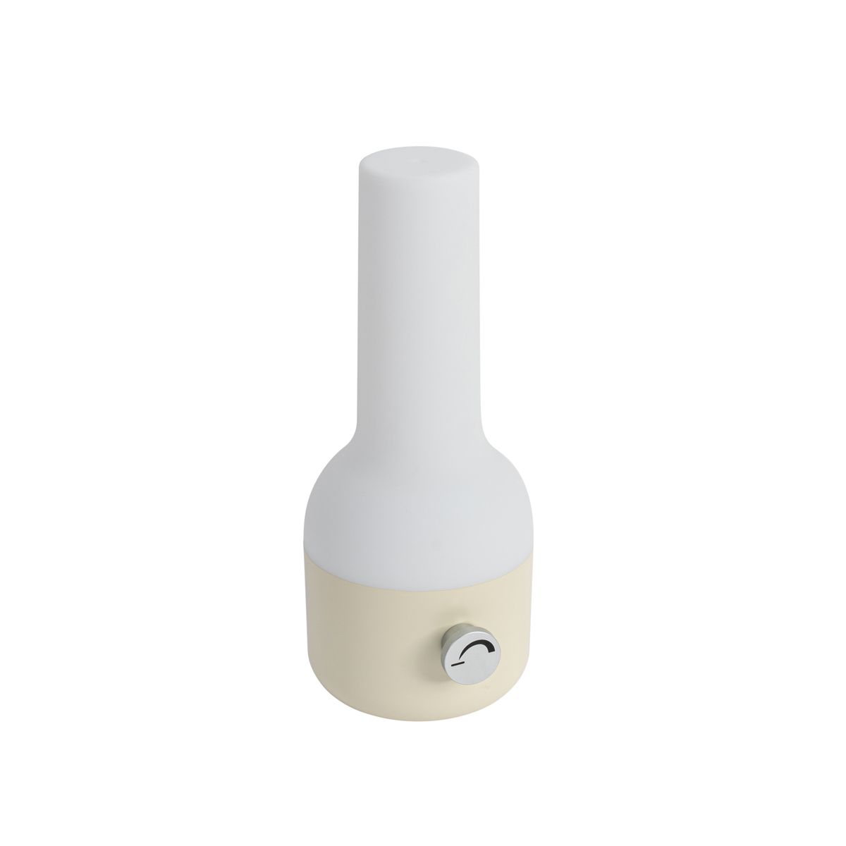 Set van 2 buiten tafellampen beige met wit incl. LED oplaadbaar - Haard