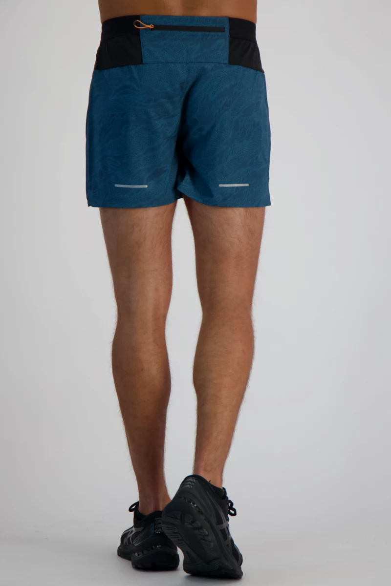 ASICS Fujitrail All Over Print 5 Inch Herren Short