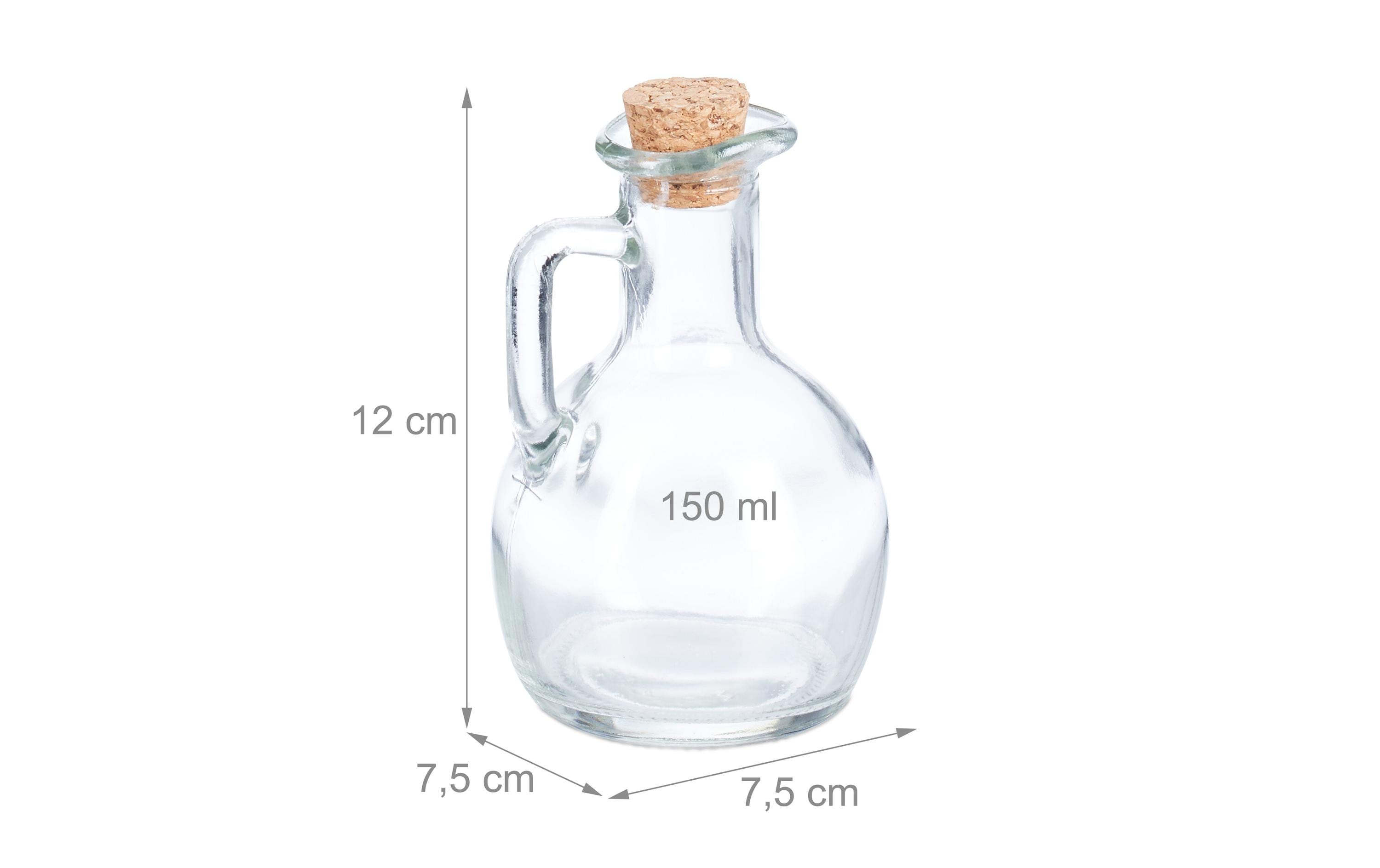 Einmachflasche 150 ml, 24 StückBauchige Schnapsflaschen mit Henkel