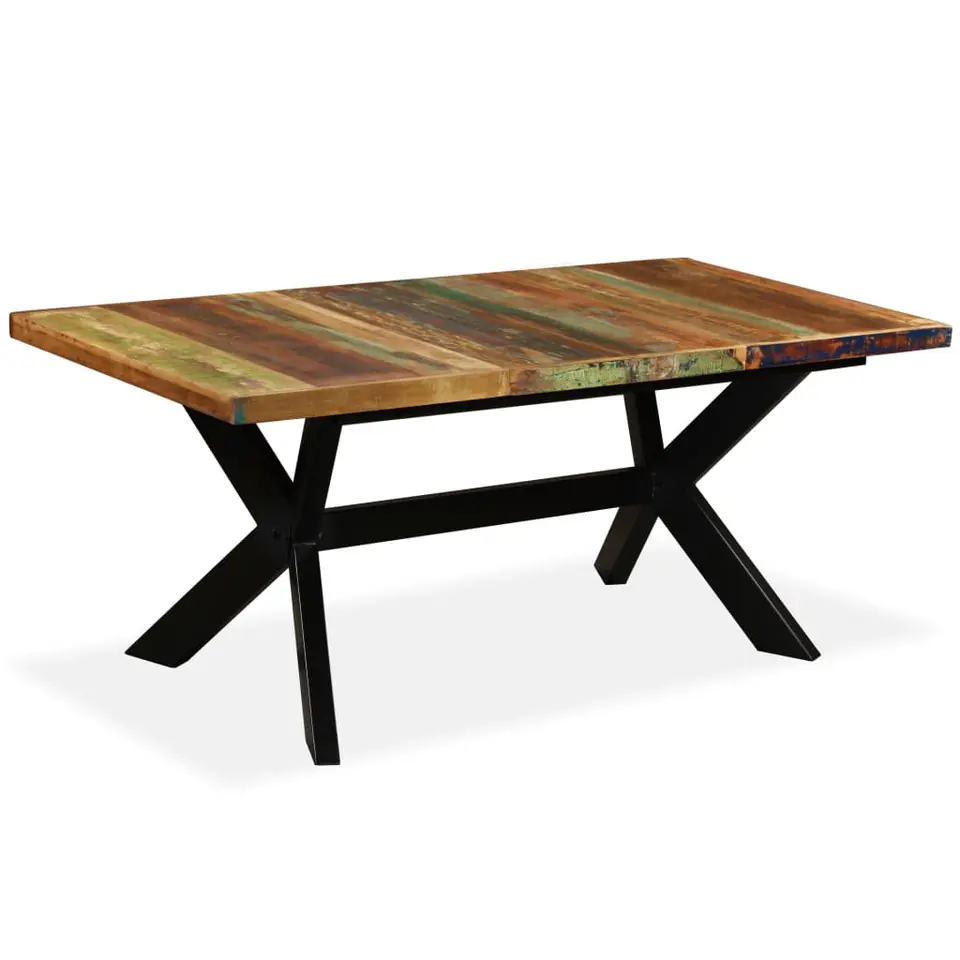 vidaXL - Eetkamertafel - Bruin - Hout - 180 x 90 x 76 cm