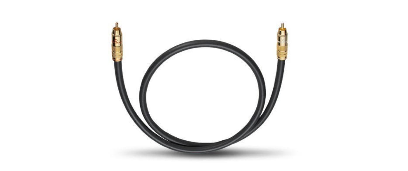 Audio-Kabel NF 214 Cinch - Cinch 5 m<br>Subwoofer Cinch-Kabel, Chinch männlich auf Chinch männlich, 5 Meter