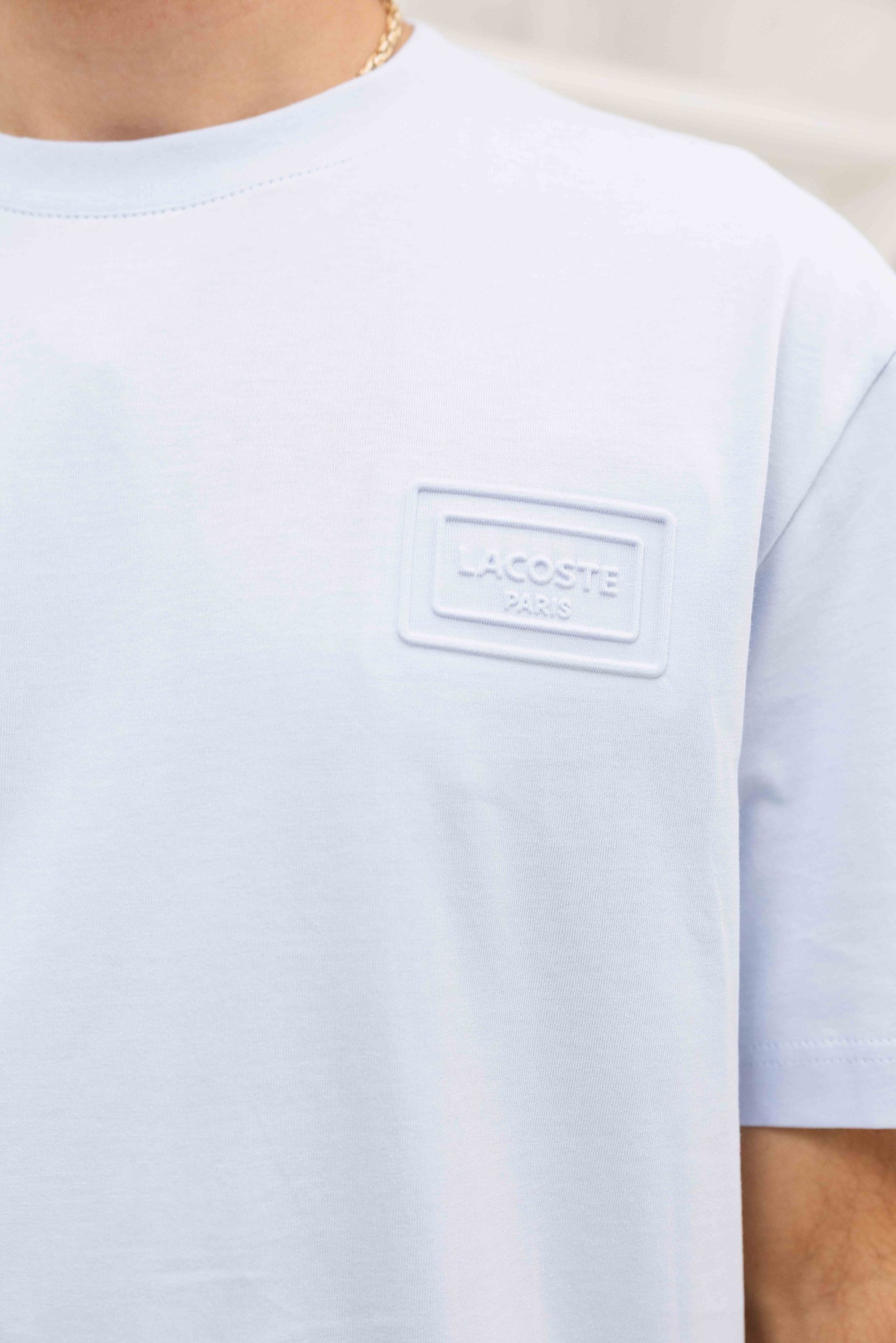 Lacoste Jersey T-Shirt Heren Lichtblauw
