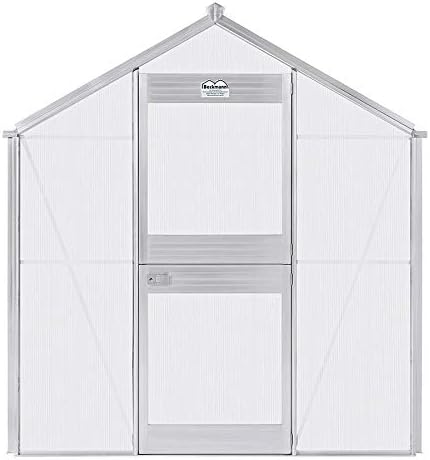 Beckmann Gewächshaus Modell U8 200 x 381 cm Alu Natur