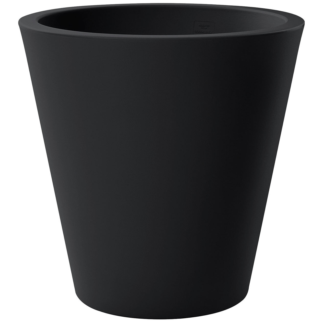 Serralunga Pot newpot design par paolo rizzatto anthracite - D.60x60 cm