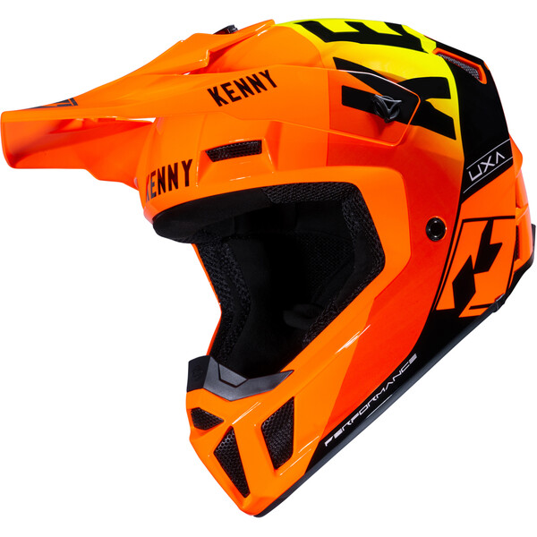 Kenny - Casque Performance Orange / Noir / Jaune