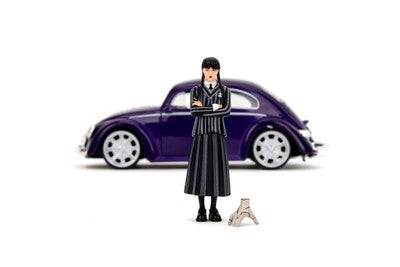 Jada Toys Wednesday Volkswagen Beetle Bil