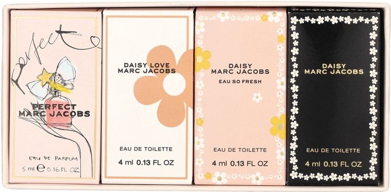Marc Jacobs Miniatuurset Vrouwen - 4 x 4ml Geuren