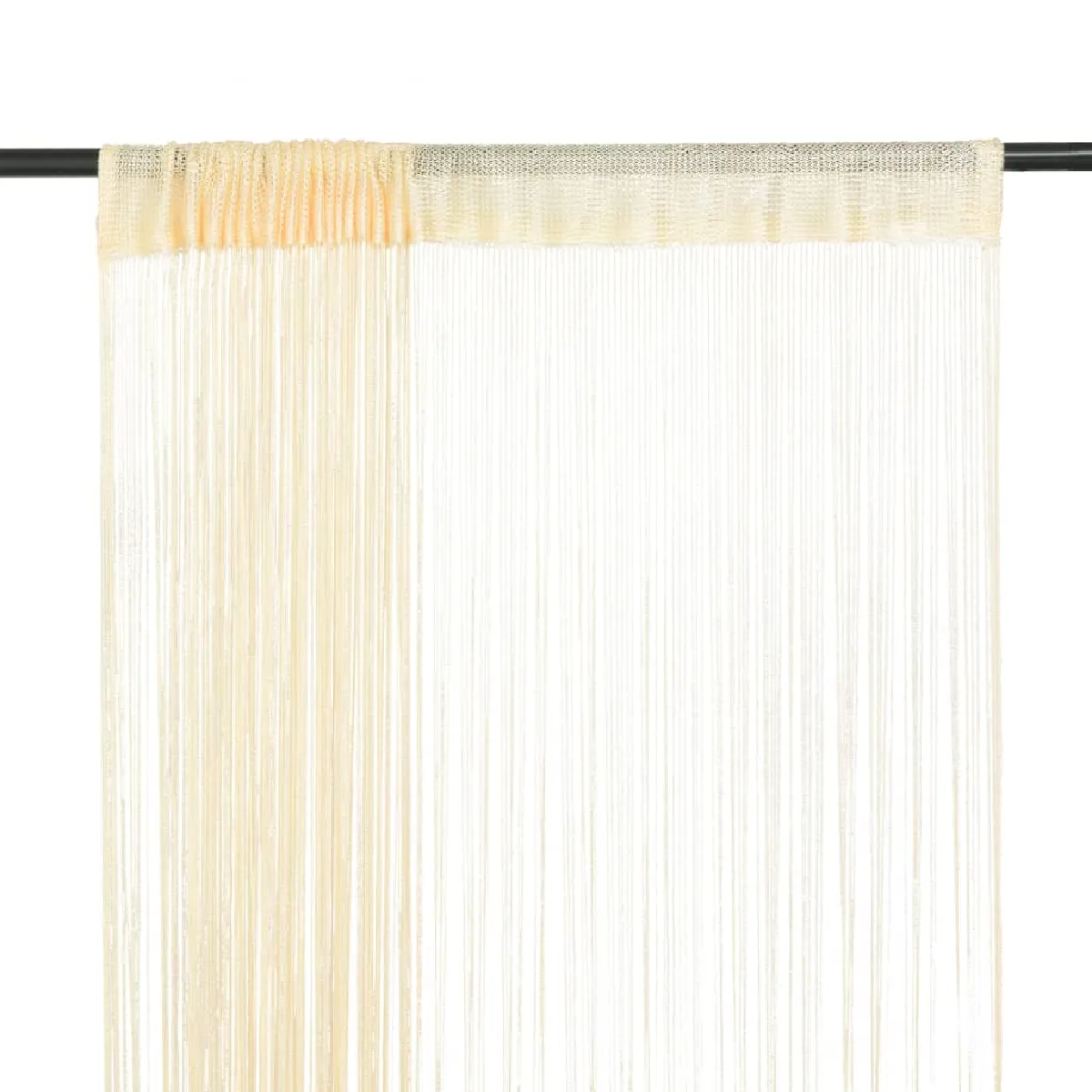 vidaXL Rideau en fils - 140 x 250 cm - Crème