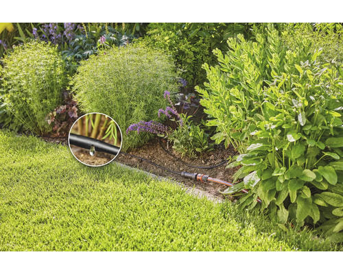 GARDENA Micro-Drip Startset bewateringsset voor plantenrijen, maat S (voor een plantenrij van 15 m)