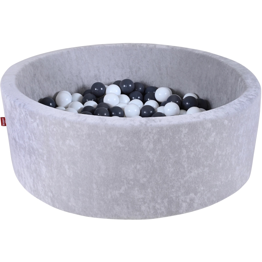 knorr toys® Bällebad soft - Grey - 300 balls greycreme grau