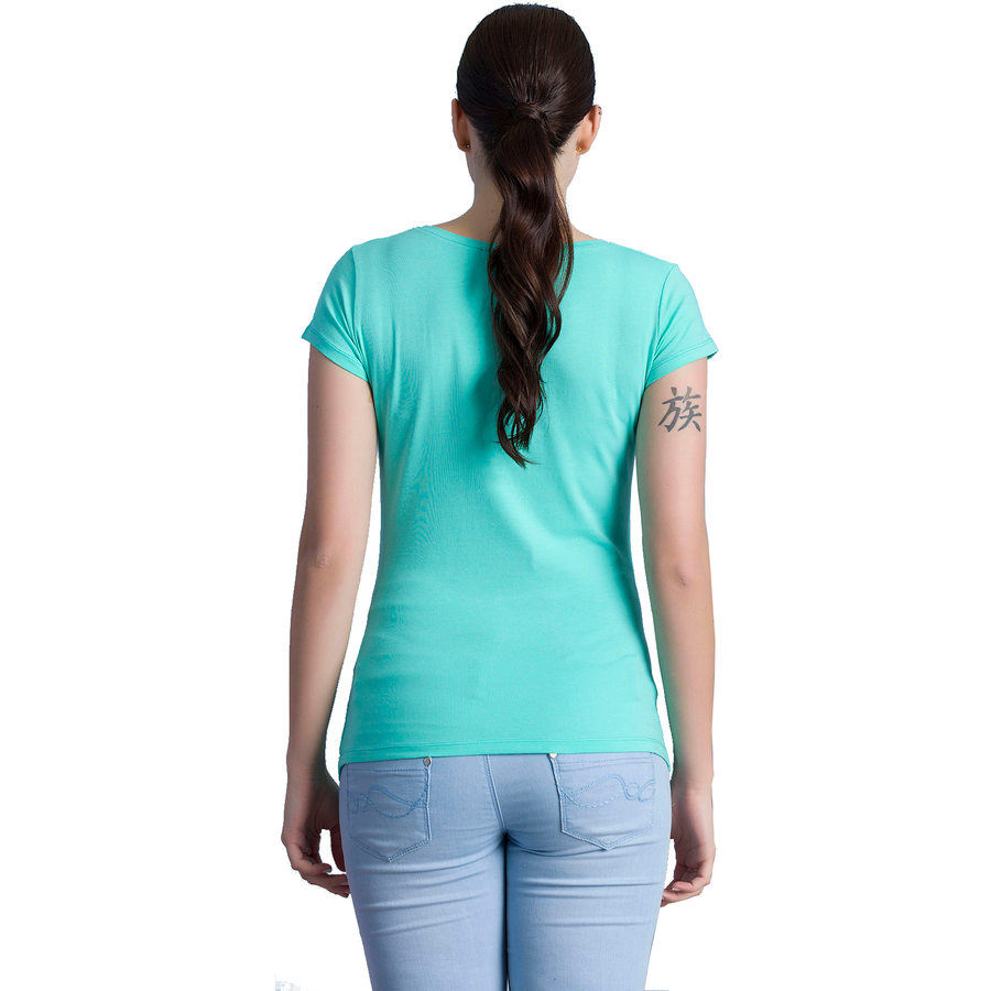 M.M.C. Umstandsshirt Baby Füße mit Motiv Mint