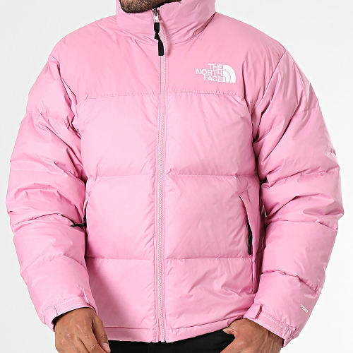 Doudoune Capuche Retro Nuptse 1996 A3C8D Rose