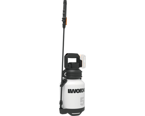WORX 20V 5L 2bar WG829E snoerloze drukspuit met schouderriem + GRATIS bonusartikel: 20V accu WA3644 (4,0Ah)