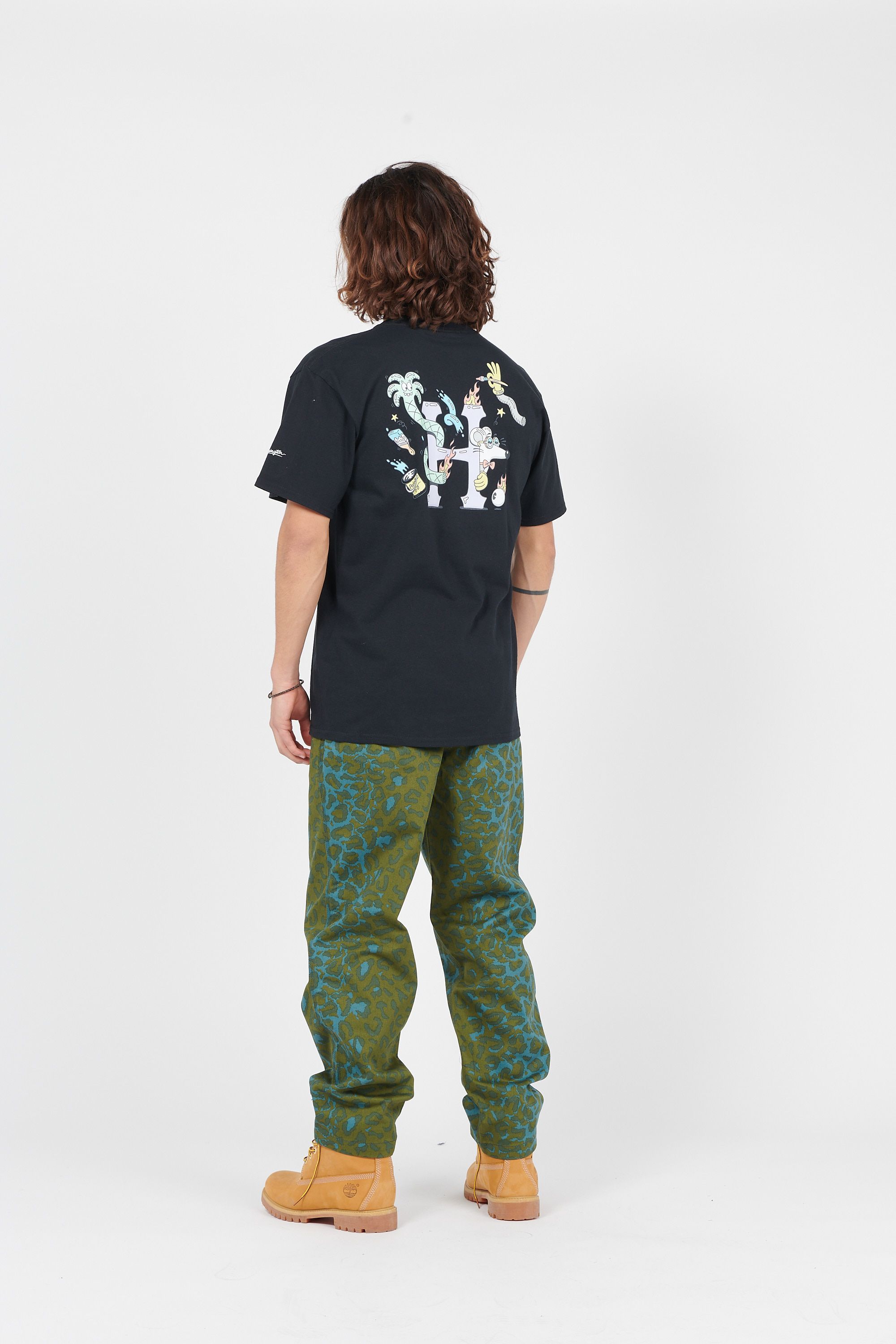 HUF T-shirt STEVEN HARRINGTON Noir