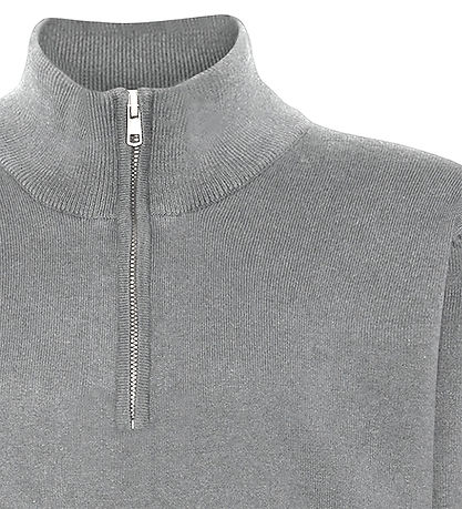 Grunt Bluse - GrLudvig - Strick - Grey Melange