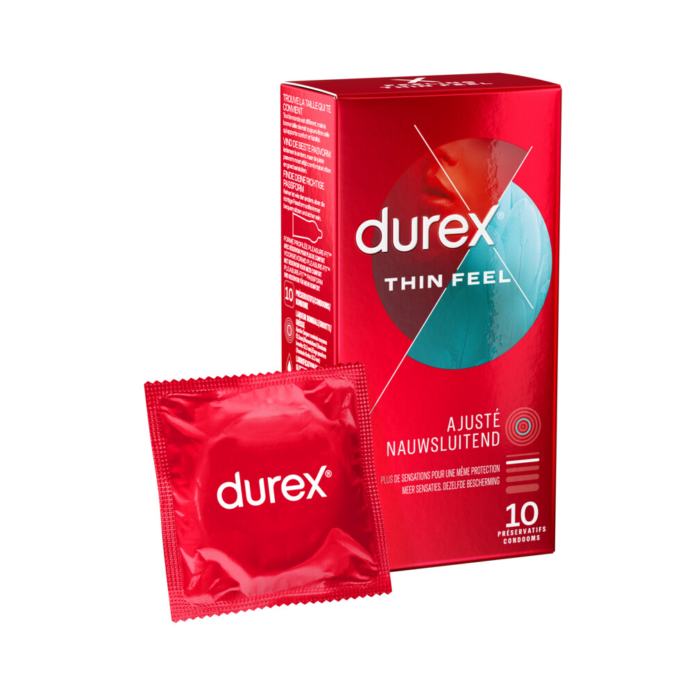 Durex Condooms Thin Feel Close Fit10 stuks