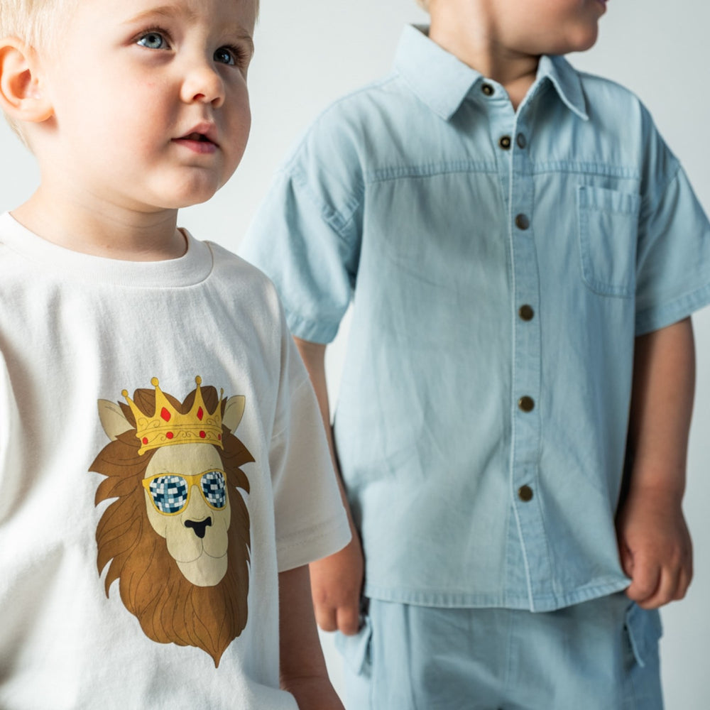 Køb That's Mine Lion Head Vilde Oversized T-Shirt