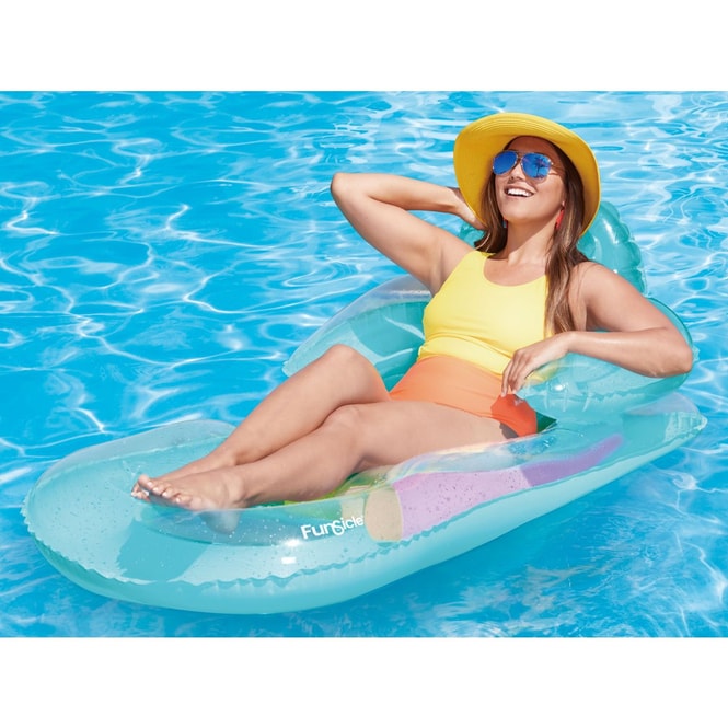 Luftmatratze Relax Lounge - blau - ca. 160 x 76 x 64 cm