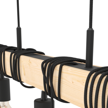Eglo hanglamp Townshend eiken 110x100 cm (hxl)